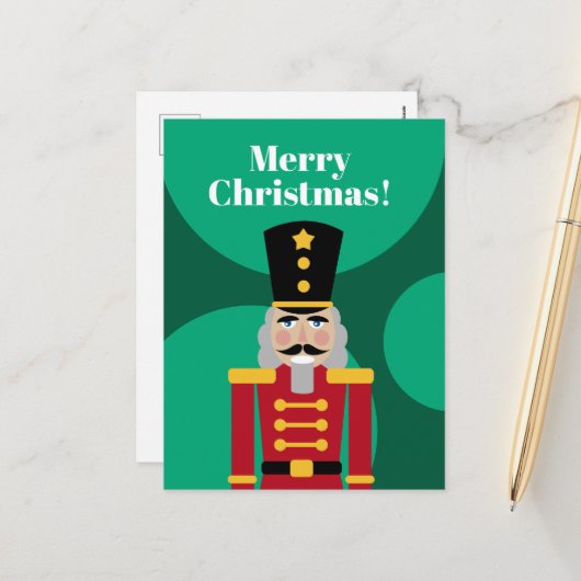 クリスマスくるみ割りカホリデーはがき シーズンポストカード (正面/裏面インサイチュ)