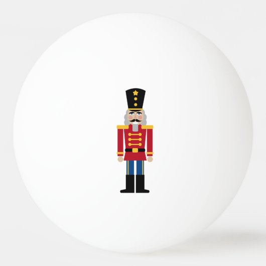 クリスマスくるみ割りカーホリデーピンポンボール 卓球ボール (正面)