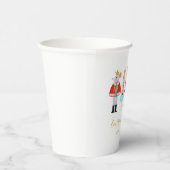 クリスマスくるみ割りキャラクターイラストレーション 紙コップ (右)