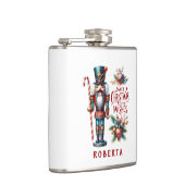 クリスマスくるみ割りキャンディーケーンのクリスマスウィッシュ フラスク (右)