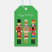 クリスマスくるみ割りギフトシール ギフトタグ (裏面)