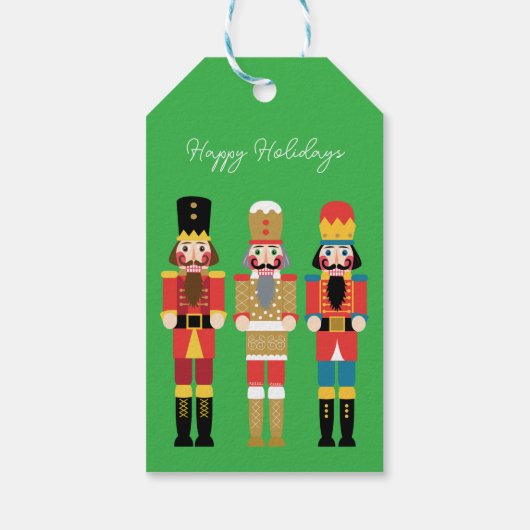 クリスマスくるみ割りギフトシール ギフトタグ (裏面)