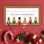 クリスマスくるみ割りギフトシール ラベル