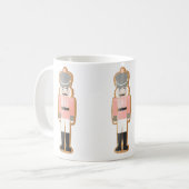 クリスマスくるみ割りギンガーブレッドCookie コーヒーマグカップ (正面左)