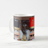 クリスマスくるみ割りコーヒーマグ3個 コーヒーマグカップ (正面左)