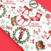 クリスマスくるみ割りストッキングレッドティッシュペーパー