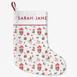 クリスマスくるみ割りストッキング スモールクリスマスストッキング