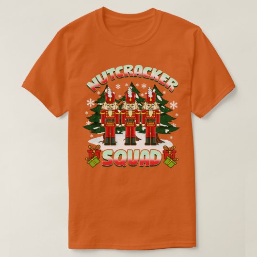 クリスマスくるみ割りバケットバレエダンス女性子供 Tシャツ (デザイン正面)