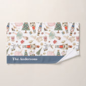 クリスマスくるみ割りバスタオルセット バスタオルセット (ハンドタオル)