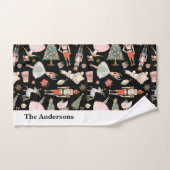 クリスマスくるみ割りバスタオルセット バスタオルセット (ハンドタオル)