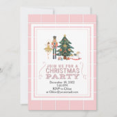 クリスマスくるみ割りバレエパーティの招待状 招待状 (正面)