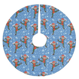 クリスマスくるみ割りバレエ兵士のツリースカート ブラッシュドポリエステルツリースカート