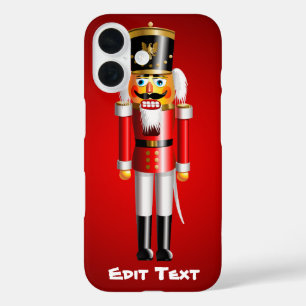 クリスマスくるみ割りバレエ玩具兵士 iPhone 16ケース