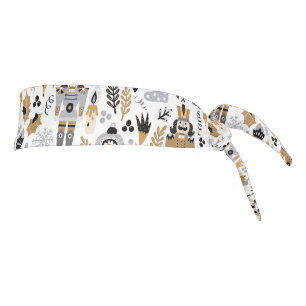 クリスマスくるみ割りパターン タイヘッドバンド