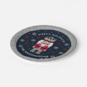 クリスマスくるみ割りパーティープレート ペーパープレート (アングル)