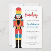 クリスマスくるみ割りパーティー休日 招待状 (正面)