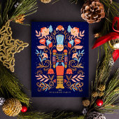 クリスマスくるみ割りフローラアート&複数の写真 ポストカード