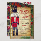 クリスマスくるみ割り招待状 招待状 (正面/裏面)