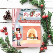 クリスマスくるみ割り炉 | 水メリー色 シーズンポストカード