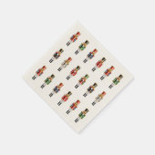 クリスマスくるみ割り玩具兵 スタンダードカクテルナプキン (角)