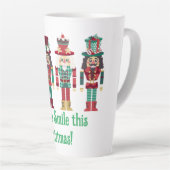 クリスマスくるみ割り カフェラテマグ (右アングル)