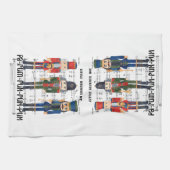 クリスマスくるみ割り キッチンタオル (横)