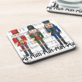 クリスマスくるみ割り コースター (左側)