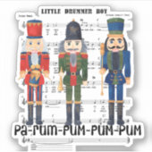 クリスマスくるみ割り シール (正面)