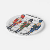 クリスマスくるみ割り ペーパープレート (アングル)