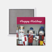 クリスマスくるみ割り マグネット (正面/裏面)