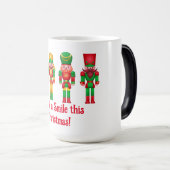 クリスマスくるみ割り モーフィングマグカップ (正面右)