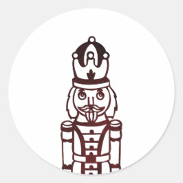 クリスマスくるみ割り ラウンドシール