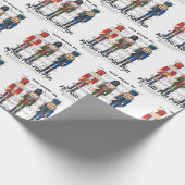 クリスマスくるみ割り ラッピングペーパー (角)