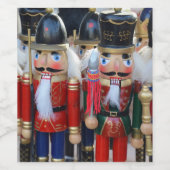 クリスマスくるみ割り ワインラベル (シングルラベル)