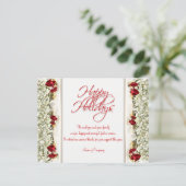 クリスマスことわざクリスマス企業の感謝してい ポストカード (スタンド正面)