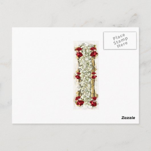 クリスマスことわざクリスマス企業の感謝してい ポストカード (裏面)