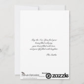 クリスマスことわざツリーグリーティングカード シーズンカード (裏面)