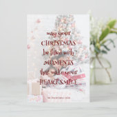 クリスマスことわざフォトオーバーレイアート文字 シーズンカード (スタンド正面)