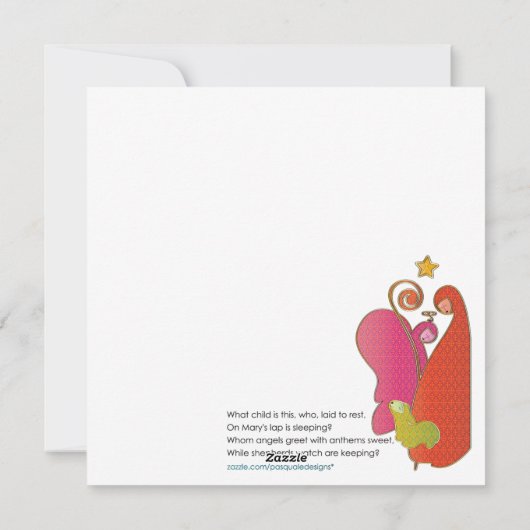 クリスマスこの子は何だ？ シーズンカード (裏面)