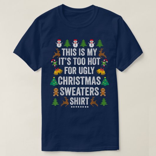 クリスマスこれは私の醜いクリスマスSwe Tシャツ (デザイン正面)