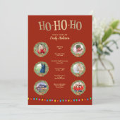 クリスマスこれは、あなたの人生である – 写真を追加+マイルストーン 招待状 (スタンド正面)