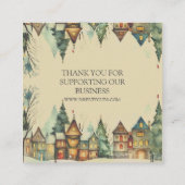 クリスマスご購入ありがとうございます スクエア名刺 (裏面)