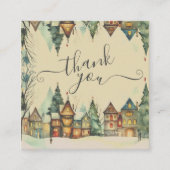 クリスマスご購入ありがとうございます スクエア名刺 (正面)