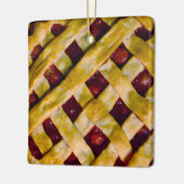 クリスマスさくらんぼを取る |食おもしろい物パン セラミックオーナメント (左)