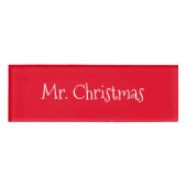 クリスマスさん 名札 (正面)