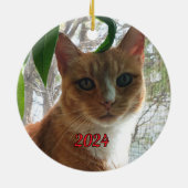 クリスマスじゃない | 両面 セラミックオーナメント (裏面)