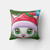 クリスマスすごいにサンタの猫ヘルパー クッション (裏面)