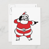 クリスマスすてきにトナカイを呼ぶサンタクロース シーズンポストカード (正面/裏面)