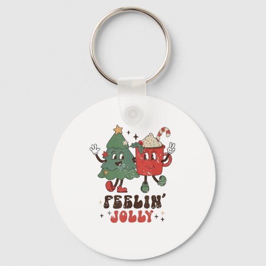 クリスマスすてきに熱いカコアGroovyクリスマスを感じる キーホルダー (正面)