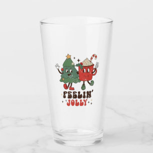 クリスマスすてきに熱いカコアGroovyクリスマスを感じる タンブラーグラス